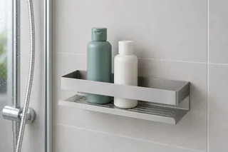 WENKO Turbo-Loc Wandablage Genova Matt Einzel-Wandablage ohne Bohren