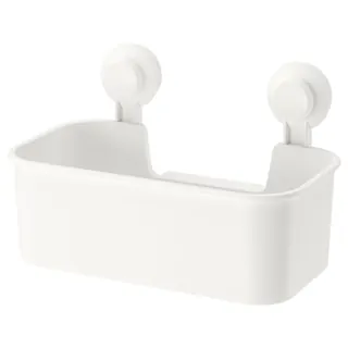 IKEA TISKEN Korb mit Saugnapf Wandkorb ohne Bohren